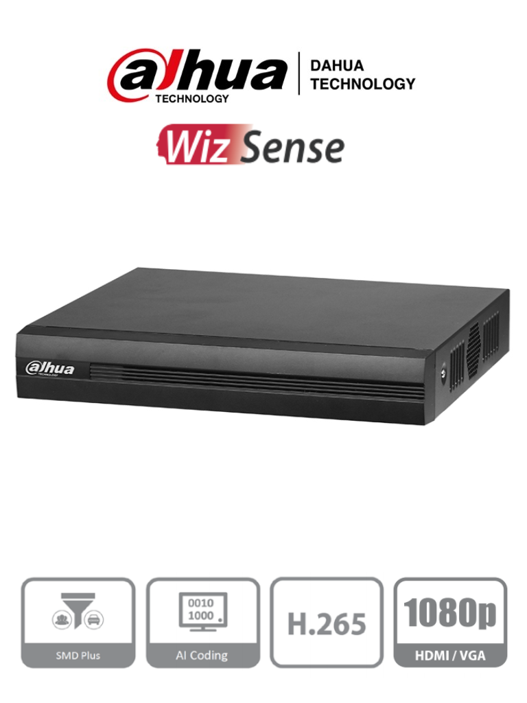 DAHUA XVR1B16-I -DVR de 16 canales 1080p Lite WizSense y Cooper-I. Compatible con H.265+, admite hasta18 canales IP y 8 canales con SMD Plus. Búsqueda inteligente personas y vehículos, codificación eficiente y SmartAudio#WizSense #DAHQ1M #LF#VolDH DAHUA XVR1B16-I -DVR de 16 canales 1080p Lite WizSense y Cooper-I. Compatible con H.265+, admite hasta18 canales IP y 8 canales con SMD Plus. Búsqueda inteligente personas y vehículos, codificación eficiente y SmartAudio#WizSense #DAHQ1M #LF#VolDH